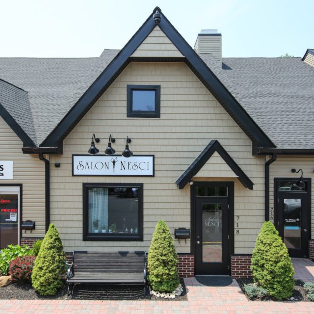 Salon Nesci is located in Lincroft Commons at 718 Newman Springs Road Lincroft, NJ 07738.